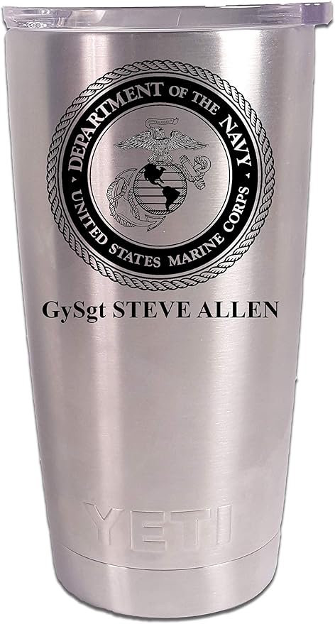 engraved yeti tumbler 20 oz
