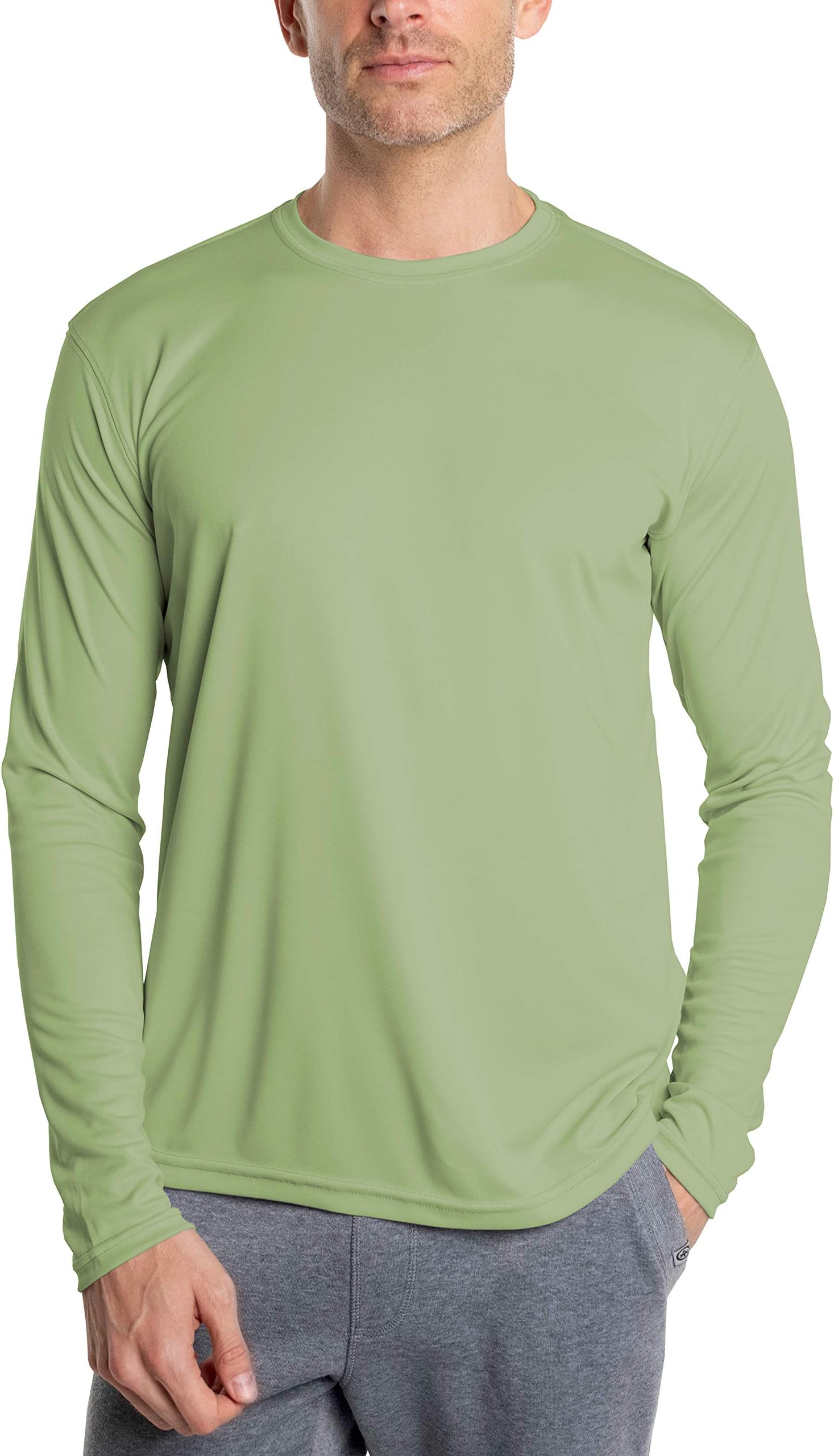Vapor Apparel Men's UPF 50+ UV Sun Protection Performance Long Sleeve T-Shirt
