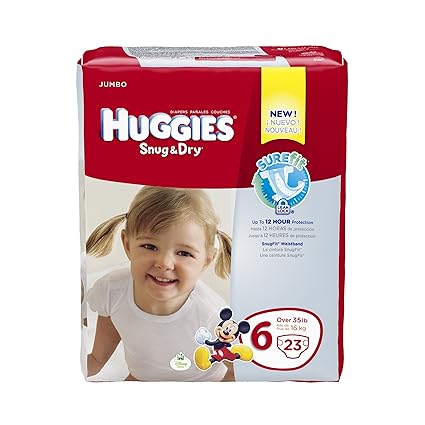 amazon huggies diapers size 6