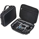 Gaekol Carrying Case For DJI Osmo Action 6, PU Storage Protective Portable Travel Shoulder Bag Compatible With DJI Osmo Action 6 Adventure Combo Accessories