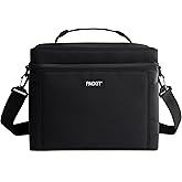 PackIt Freezable Newport Cooler, Collapsible, Reusable, Built with ECOFREEZE Technology, Wide Top Opening, Double Zip Closure, with Adjustable & Removable Shoulder Straps for Easy Carrying