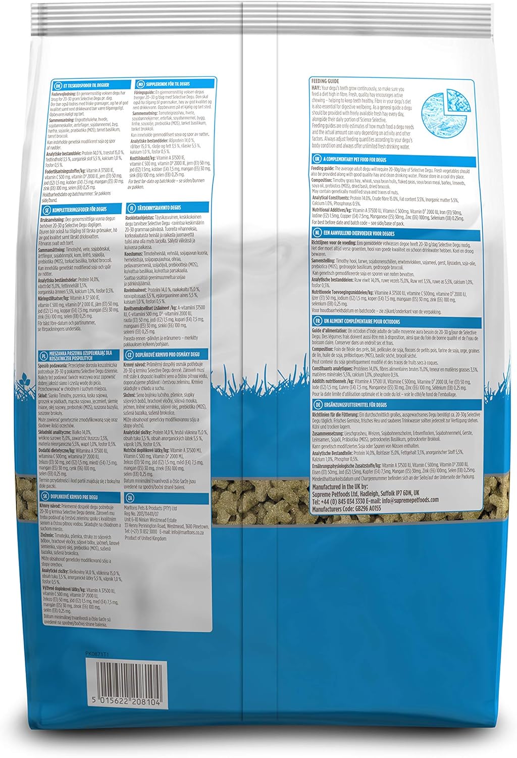 Supreme Petfoods Science Selective Degu 1.5kg, Transparent, 1.5 kg (Pack of 1) - Image 4