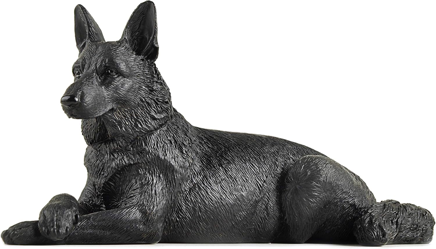 Boulevard East Concepts Black German Shepherd Dog Breed Collectible Figurine: Home & Kitchen