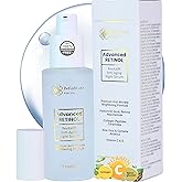 BeFabLuxx Advanced Retinol Serum Skin Booster- Face, Neck Anti Aging Night Serum - Hyaluronic, Niacinamide, Collagen, Glycolic Acid, Vitamin C & E for Wrinkles, Fine Lines & Dark Spots for Women & Men