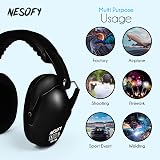 Nesofy Ear Defenders Kids 26dB Noise Cancelling Adjustable Foldable Headband view 7