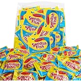 Candy in Bulk Fish Shaped Candy Soft &amp; Chewy Size Sharing Bag, 2lb | Original Sweet &amp; Chewy Red Fish Candy, Movie Theater Candy, Office Desk and Reception, Party Bags