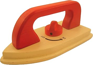 wooden toy iron