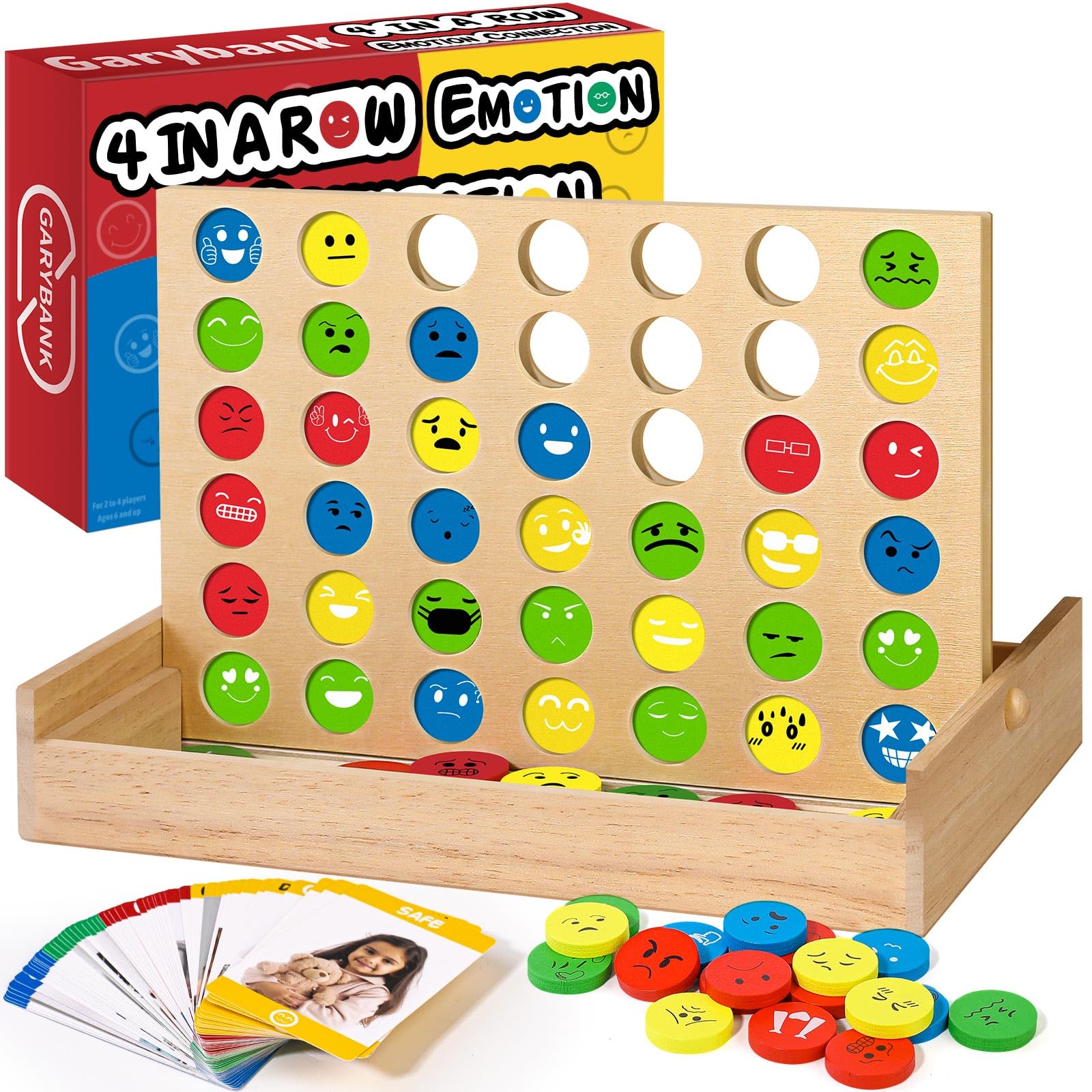Garybank Social Emotional Learning Therapy Games for Kids, w/56 Emotion ...