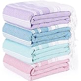 Widdonen Thin Turkish Beach Towel Lightweight Quick Dry Absorbent Cotton Bathroom Bath Pool Swim Towels Extra Large Oversized Sand Free Beach Accessories Essentials Cloud Gifts for Adult