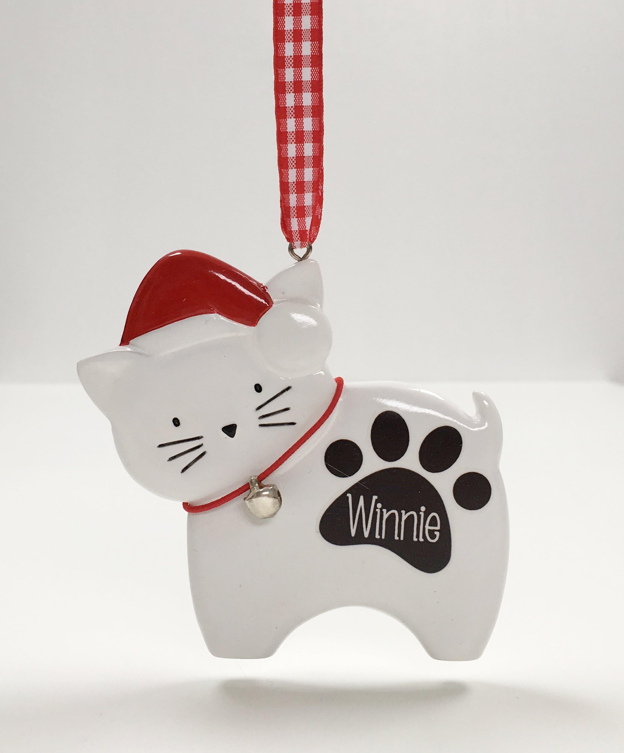 Personalised Cat Christmas Decoration - Add any name - Keepsake Ornament Bauble
