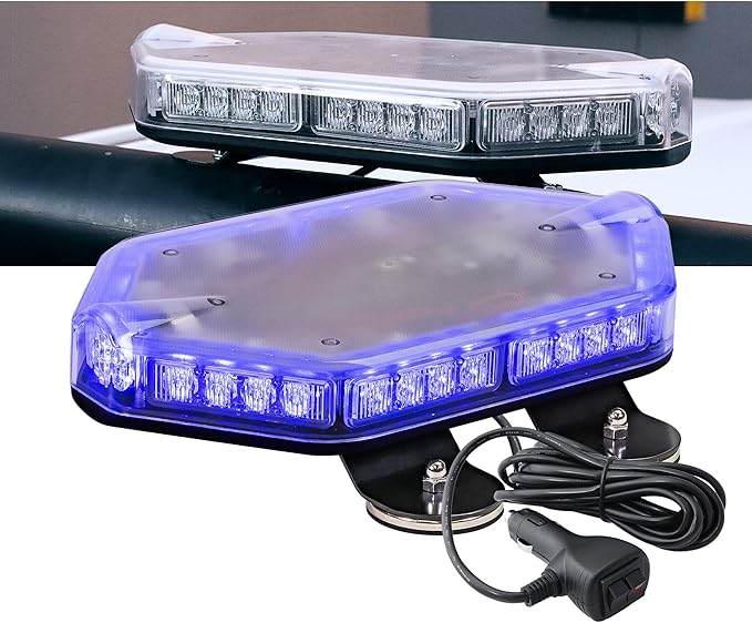 NanoFlare NFMB40 12" 40W BLUE LED Strobe Mini Light Bar