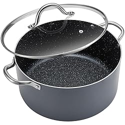 BEZIA 10 Quart Cooking Pot, Large Non Stick