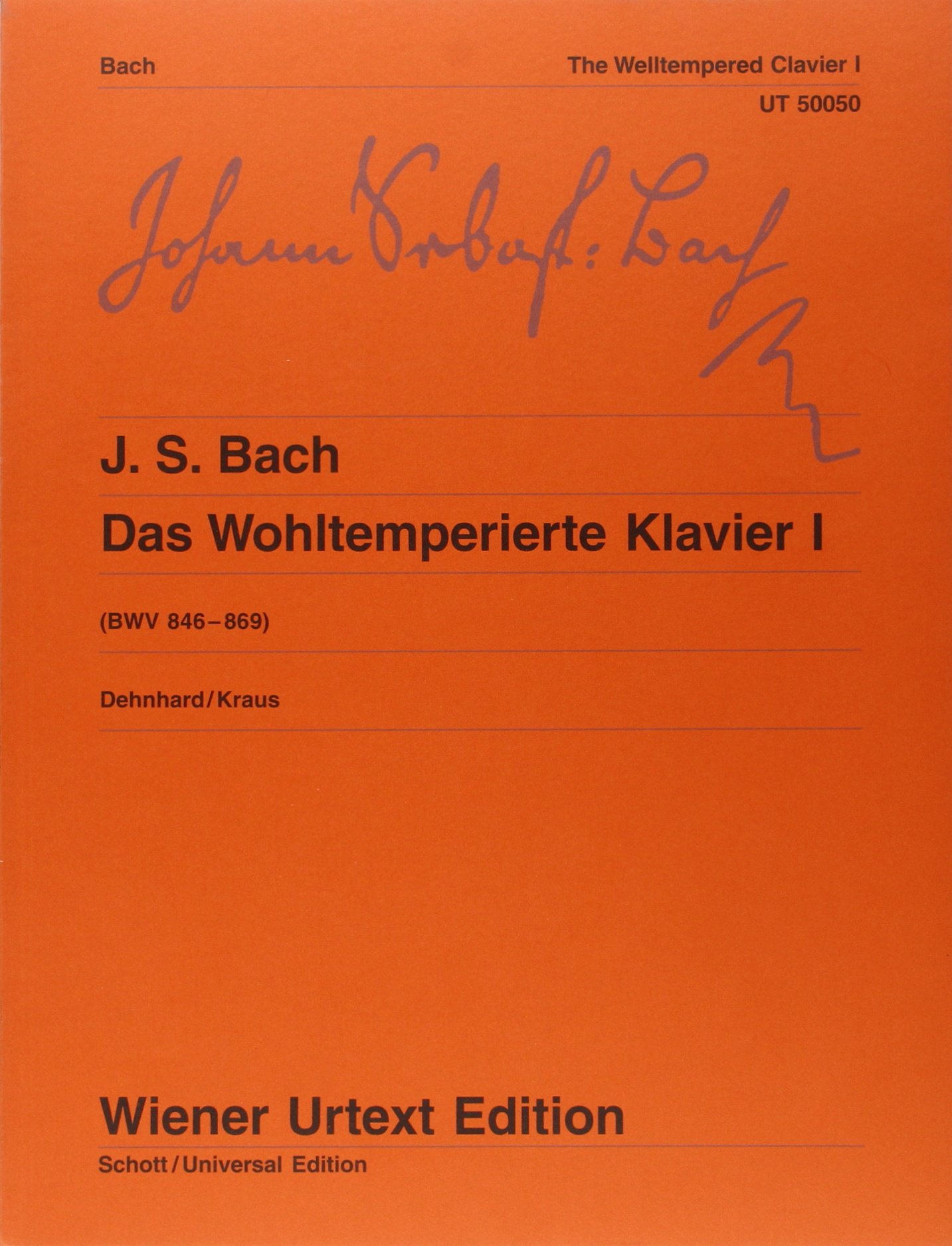 Das Wohltemperierte Klavier Teil I Und II Kplt.: Edited from the autograph and manuscript. piano.
