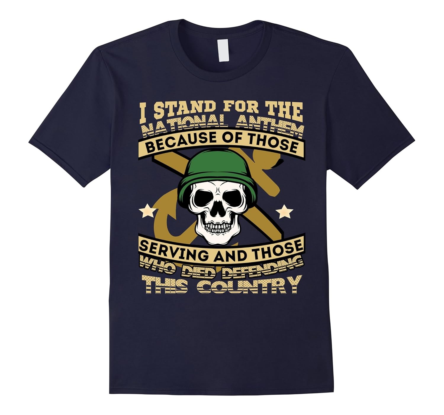 I Stand For The National Anthem T Shirt-ANZ