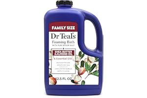 Dr Teal's Foaming Bath with Pure Epsom Salt, Shea Butter & Almond Oil, 62.5 fl oz