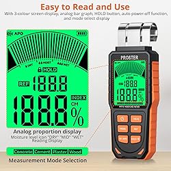 Proster Rechargeable Moisture Meter - Wall Moisture