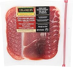 Colameco's, Italian Brand Deli Meats - Uncured Calabrese, Prosciutto, & Uncured Capocollo, 6 oz