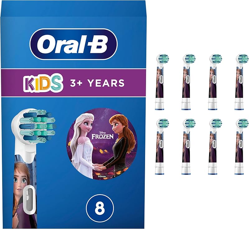 Oral-B Pro Kids Disney Frozen Replacement Toothbrush Heads Pack of 8