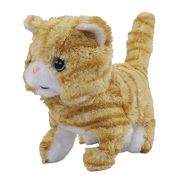 Rowan Movers and Shakers Scottish Fold Plush Soft Cat Toy (Gold)