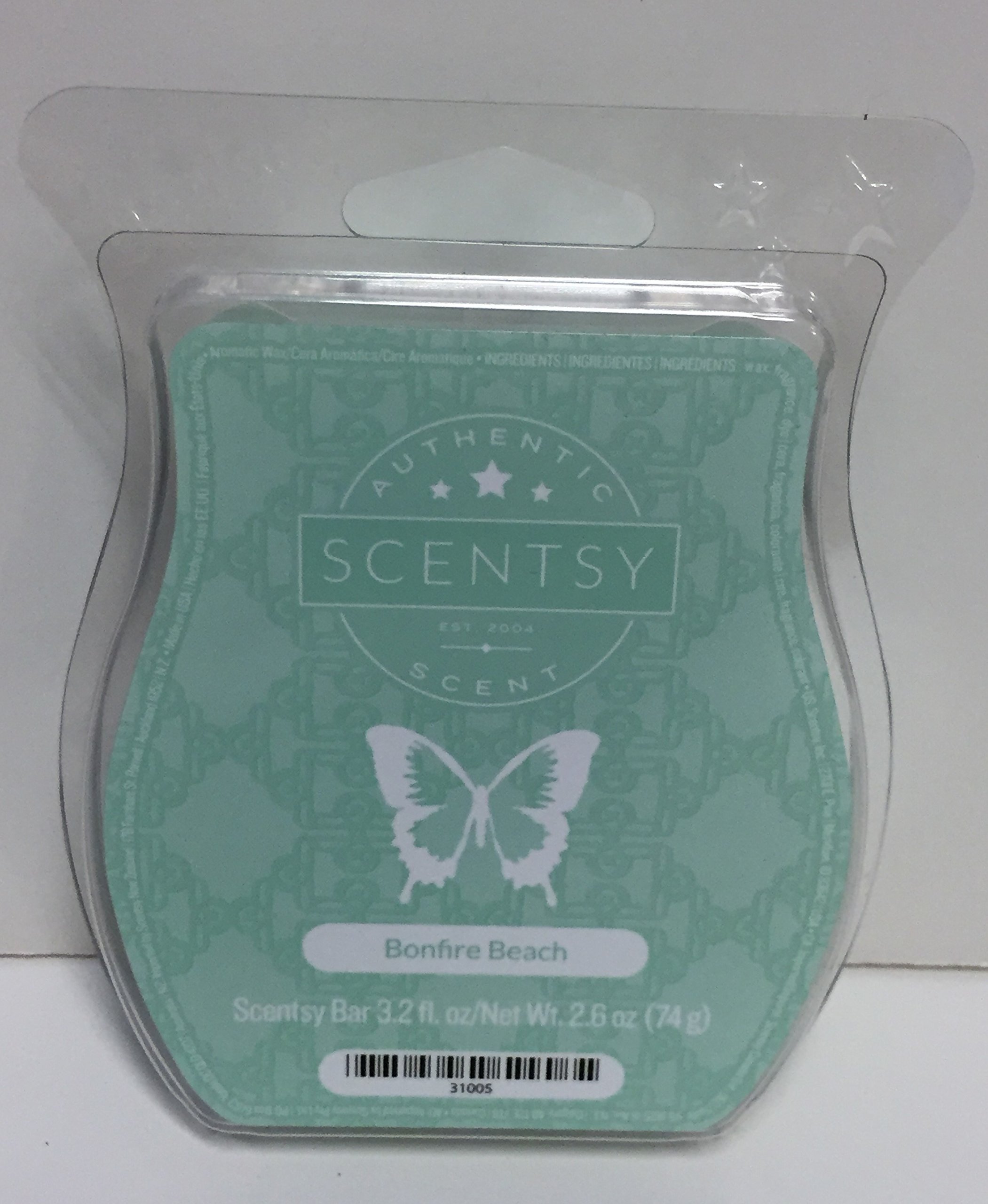 Scentsy 2pk Bonfire Beach Car Bar Air Freshener Health