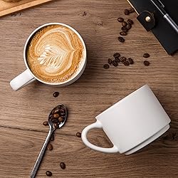 GBHOME 14 OZ Coffee Mugs Set of 6, Stackable