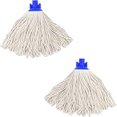 EaseYourDay Cotton String Mop Head Replacement, 3/4" Screw-On Thread, 2Pack