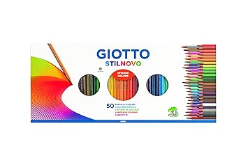 Giotto Stilnovo Con Temperamatite 50 Pezzi Multicolore 257300