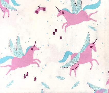 unicorn flannel sheets twin