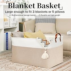 DULLEMELO Extra Large Baskets for Organizing, 22" X