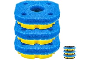 Replacement Sponge Filter Media Pad Compatible With VIVOHOME/VIVOGROW 2380/2630 GPH Biological Pond Filter, fit for SUNSUN/Po