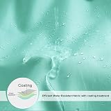 EurCross Light Green Shower Curtain 180x180cm Mould Proof Quick Dry view 3