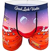 Good Luck Undies Men's Science & Space Boxer Brief Underwear