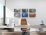 EasyPAG 1 Pocket Landscape A4 Mesh Hanging Wall File Holder Black view 7