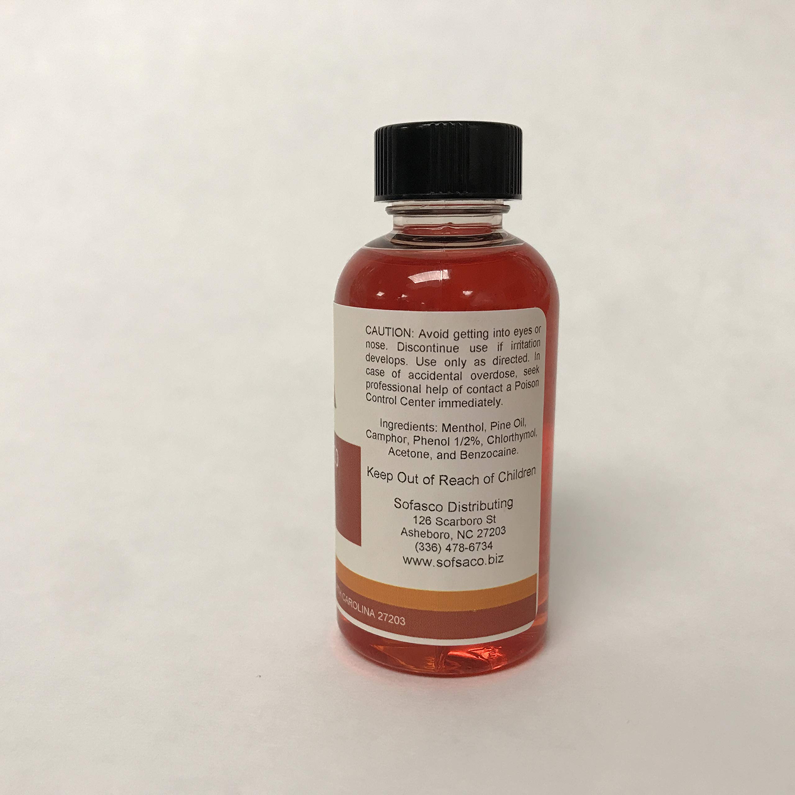 SO-FAS-CO Red Oil, 2 Ounce Bottle