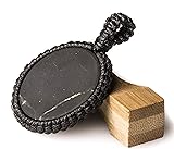 Keled Rocks Shungite Pendant Primitive Makrame