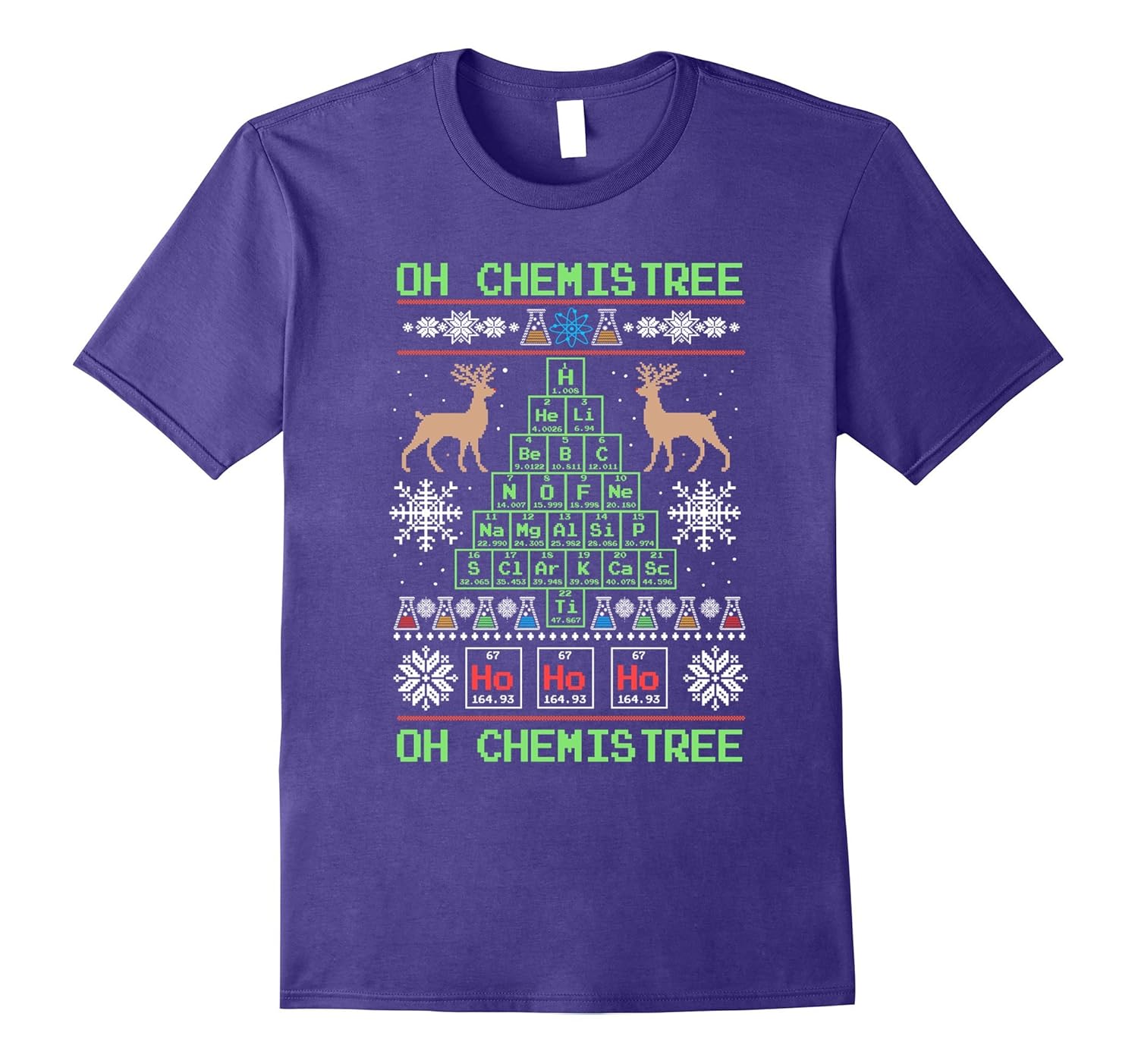 Oh Chemistree Shirt Funny Periodic Table Tree-ANZ