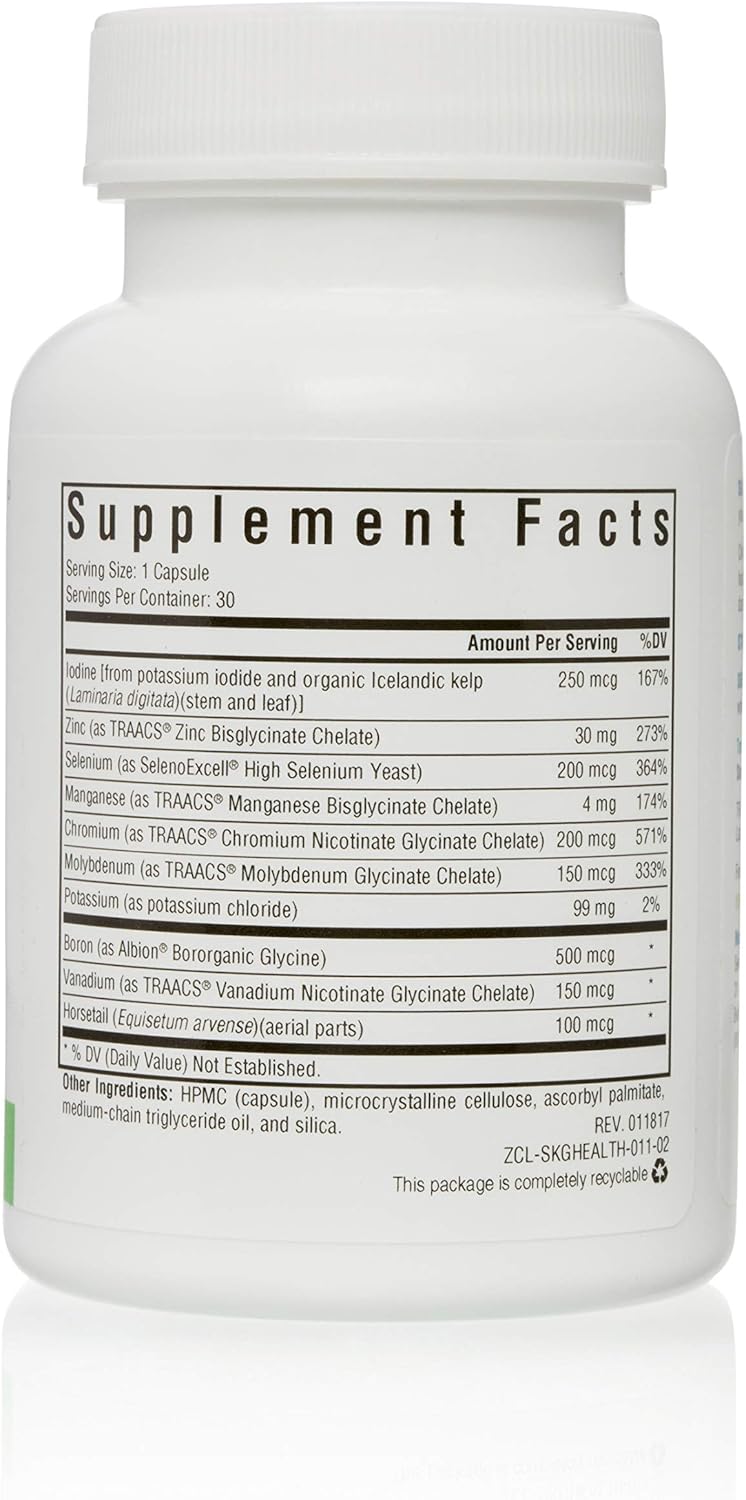 Seeking Health Trace Minerals Complex II, 30 Capsules, Iron and Copper