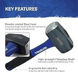 Faithfull FAIFG212 Club Hammer 2.5lb 1.1kg Fibreglass Handle Demolition view 4