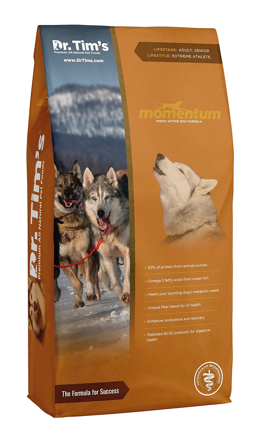 Dr. Tim's Premium All Natural Dog Food Momentum Highly