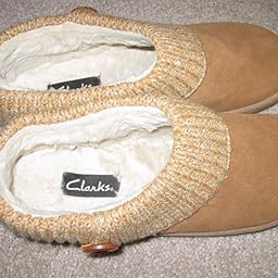 clarks ladies slippers amazon