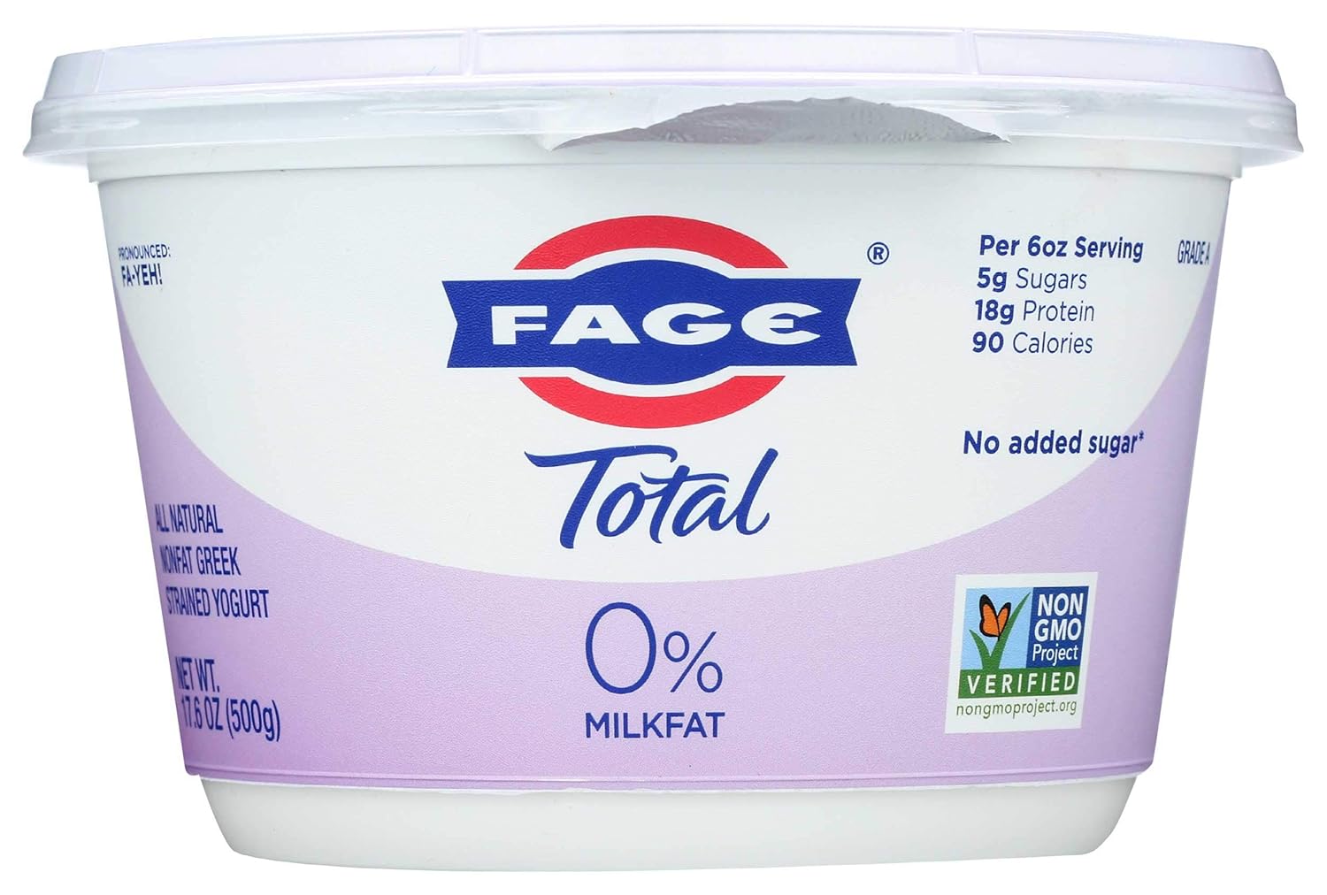 0 percent greek yogurt