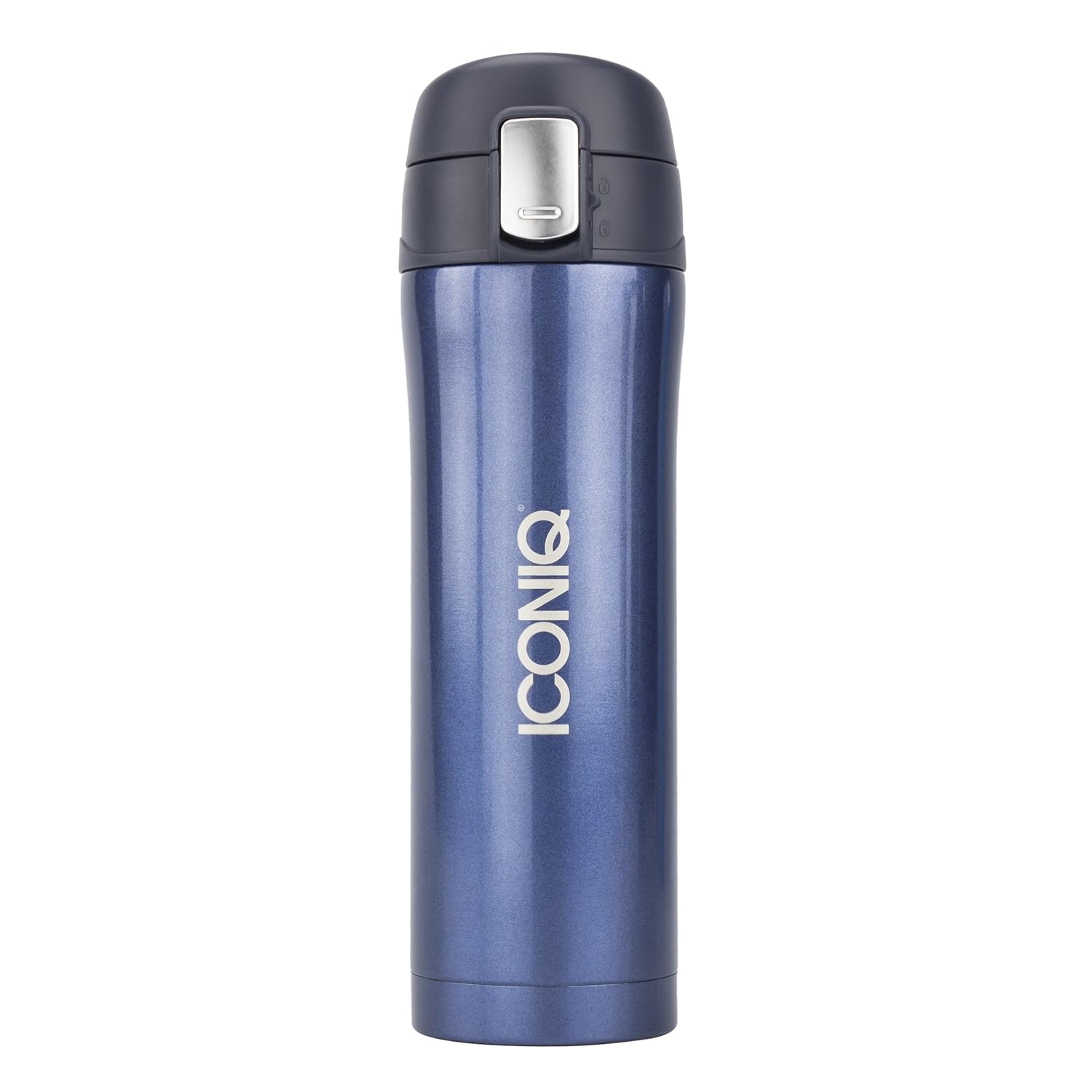ICONIQ Stainless Steel Insulated Travel Mug with Lockable Push Button