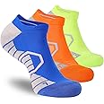 Hylaea Athletic Running Socks Cushion Padded Moisture Wicking Low Cut