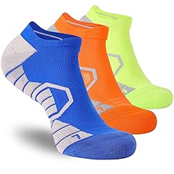 Unisex No Show Athletic Running Socks Cushion