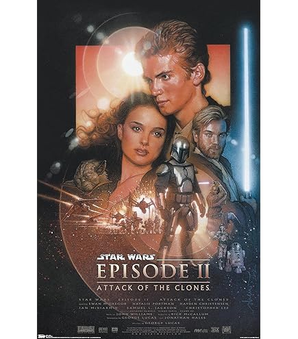 Amazon.com: POSTER STOP ONLINE Star Wars Episode II - Attack of