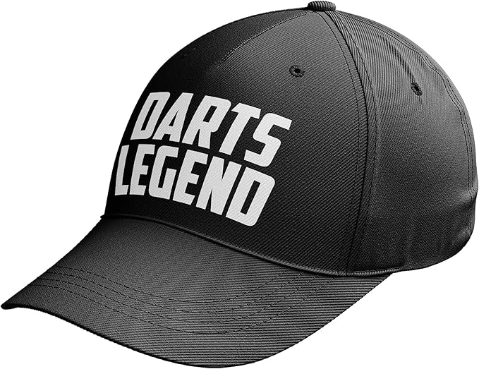 Purple Print House Darts Legend Baseball Cap Funny Birthday Darts 180