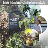 ECtury 20L Camping Shower Solar Portable 5 Gallons Hiking Camping Accessories view 7