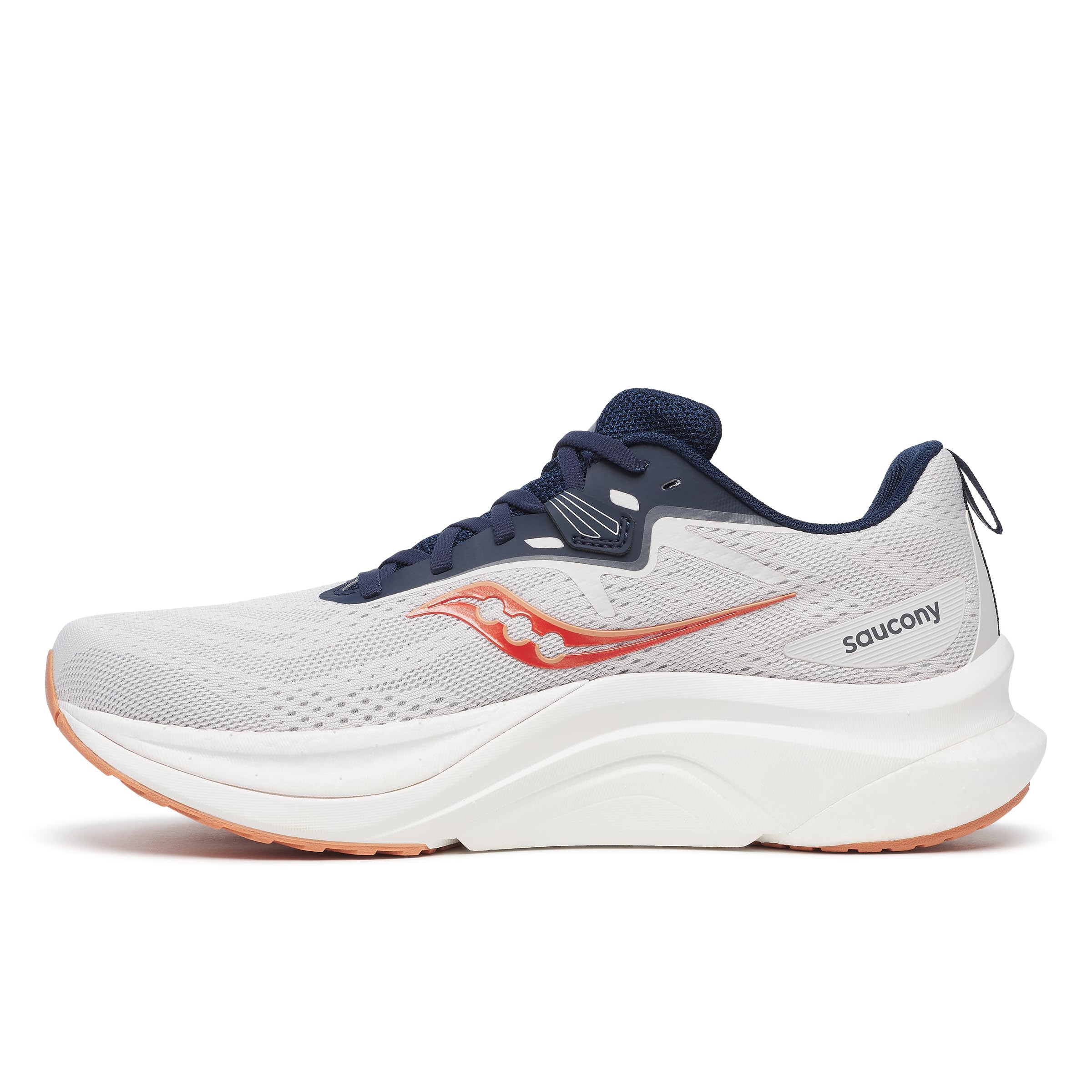 Saucony Men’s Tempus 2 Sneaker, Cloud/Navy, 7