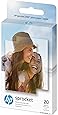 HP 1AH01A Sprocket Photo Paper, exclusively for Sprocket Portable Photo Printer, (2x3-inch), sticky-backed 20 sheets