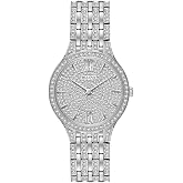 Bulova Ladies' Crystal Phantom Stainless Steel 2-Hand Quartz Watch, 440 Crystals and Pave Dial Style: 96L243